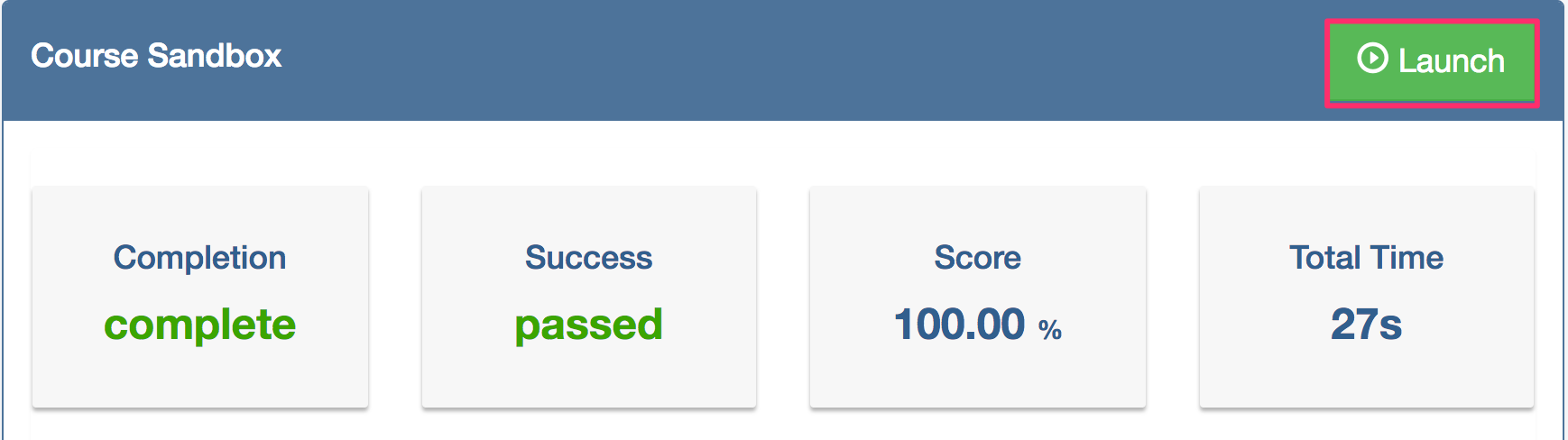 scorm package tester